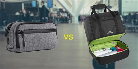 dopp kit vs toiletry bag.